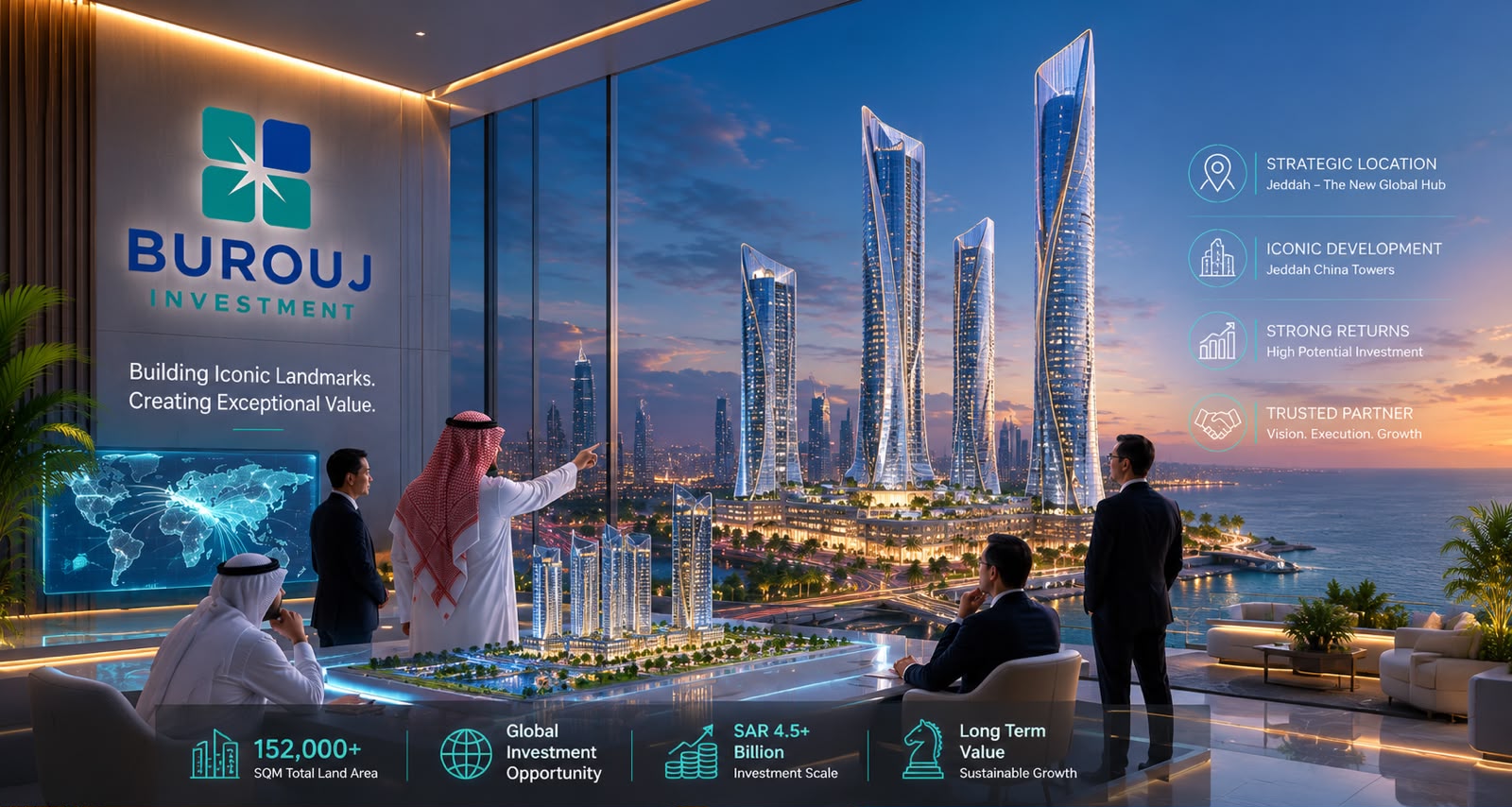 Burouj Investment — Building iconic landmarks, creating exceptional value